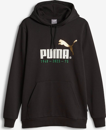 PUMA Sportsweatshirt 'No. 1 Logo Celebration' in Schwarz: predná strana