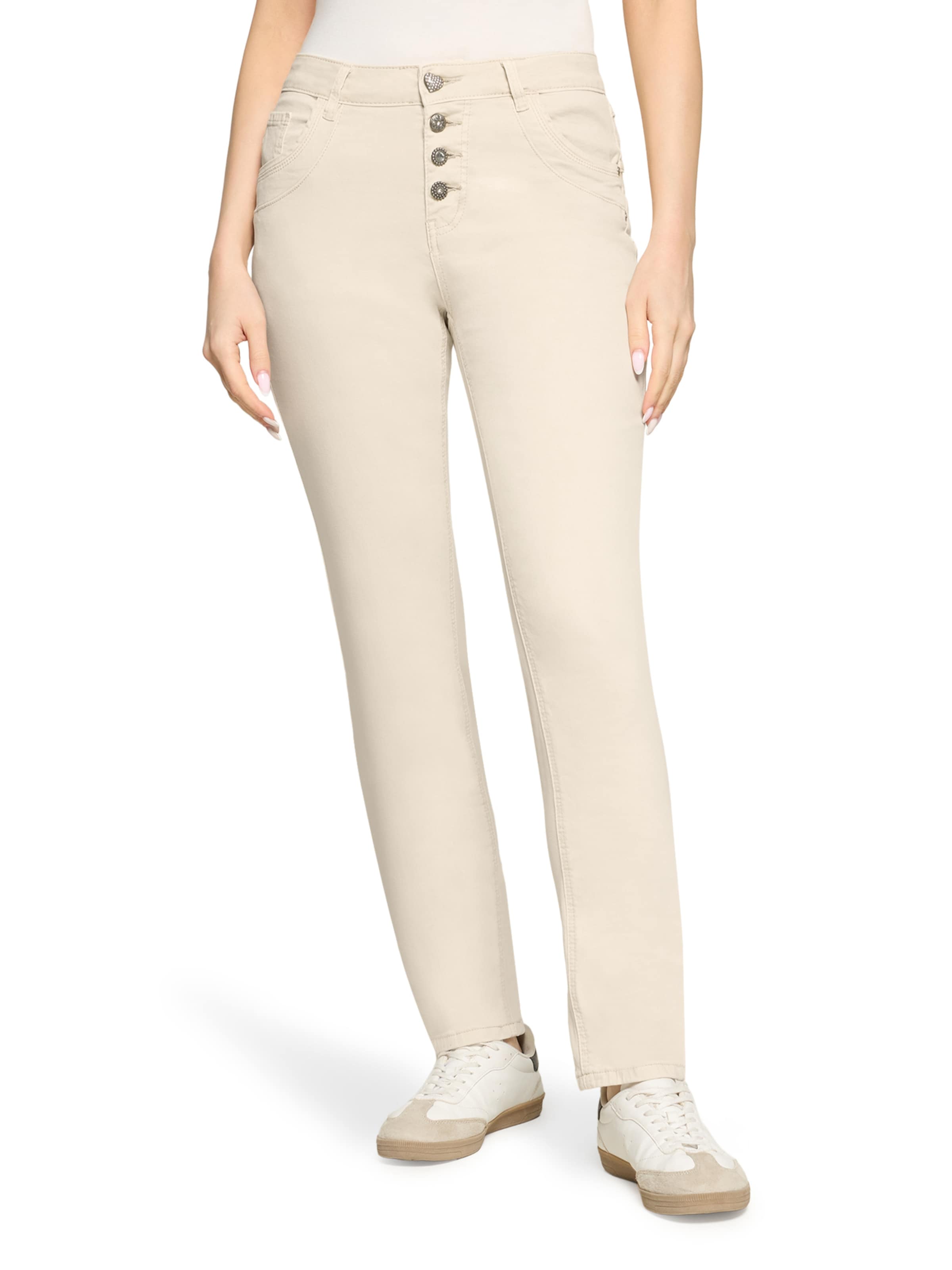 Loosefit Jeans di Cartoon in beige: frontale