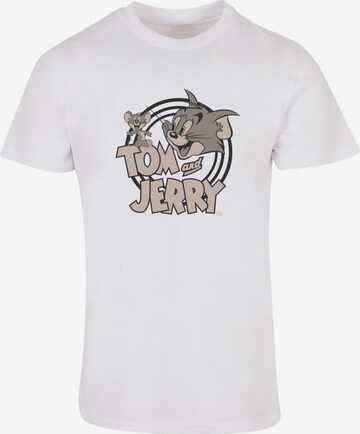 ABSOLUTE CULT Shirt 'Tom And Jerry' in White: front