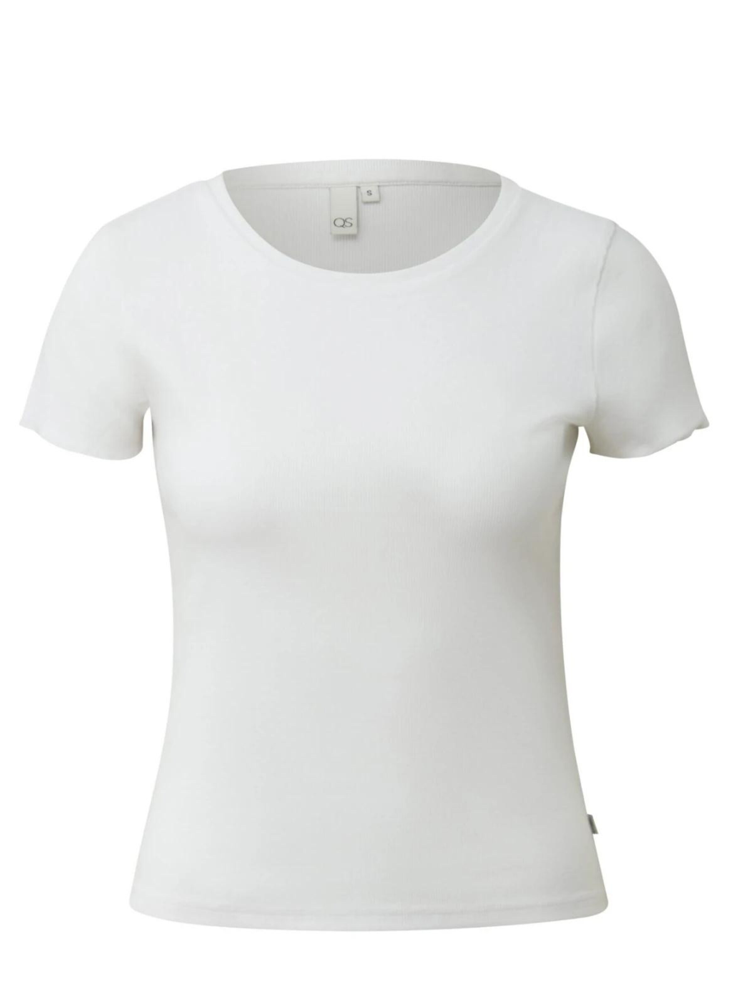QS Shirt in S in de kleur Wit, Productweergave
