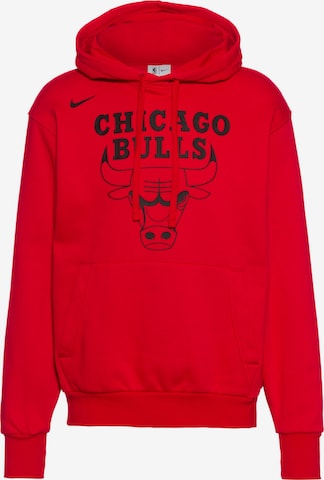NIKE Sportsweatshirt 'Chicago Bulls' in Rot: predná strana