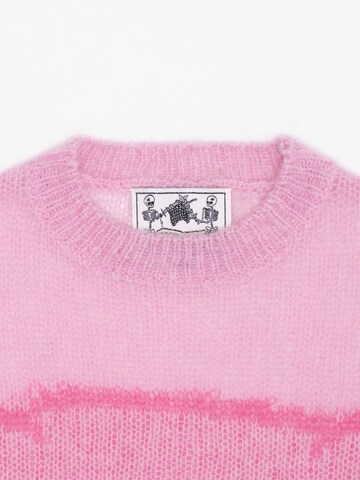 ENRAGE Oversizepullover 'LOOSE KNIT' in Pink
