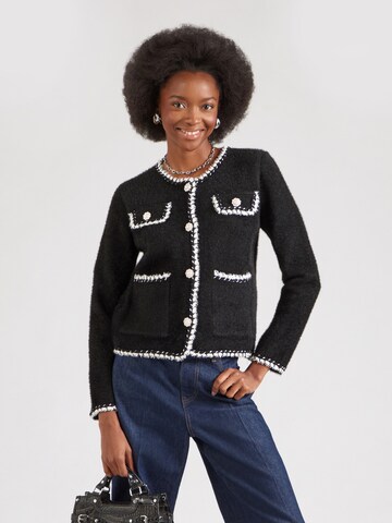 Derhy Knit cardigan 'BALI' in Black: front