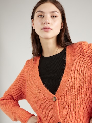 ONLY Knit Cardigan 'Clare' in Orange