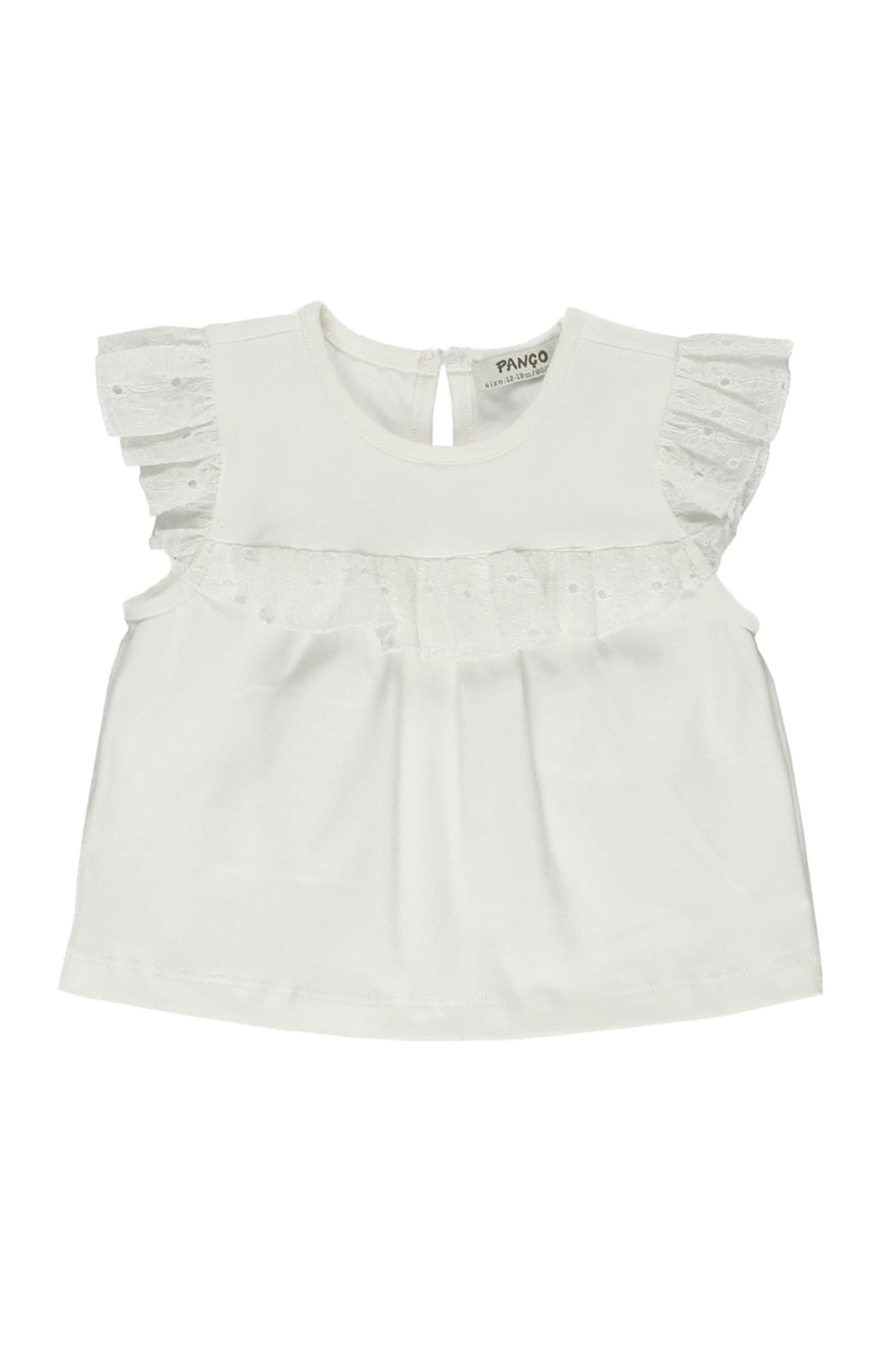 Panço Top in Weiß: Vorderseite