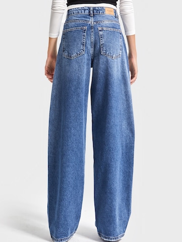 IT'S BASIC Loosefit Jeans 'Skater High Rise Jeans' in Blauw