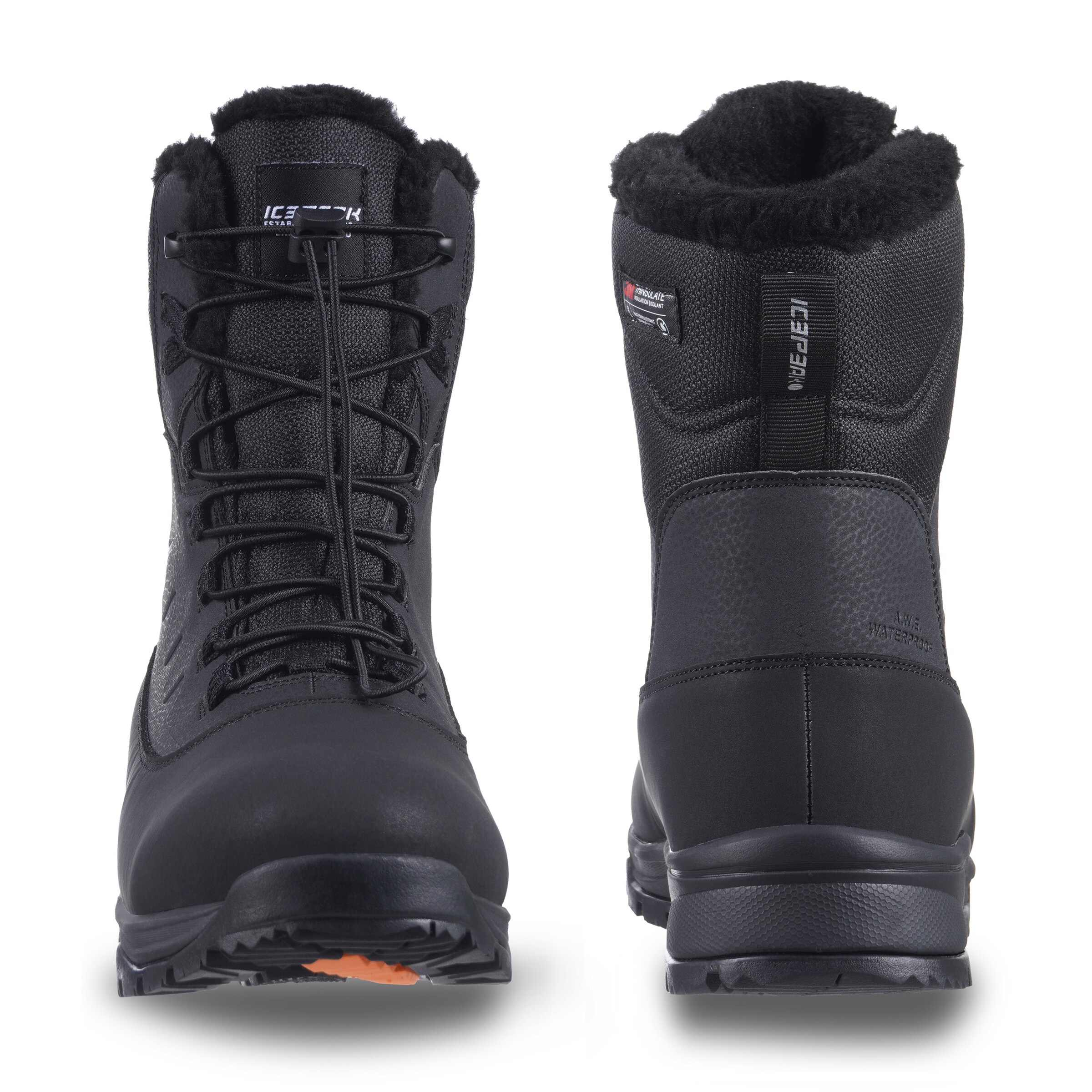ICEPEAK Snow Boots 'Alofi Mr' in Black