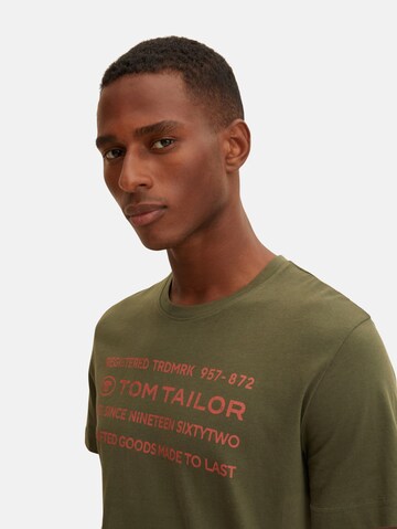 T-Shirt TOM TAILOR en vert