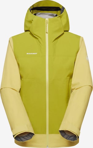MAMMUT Outdoor Jacket in Yellow: front