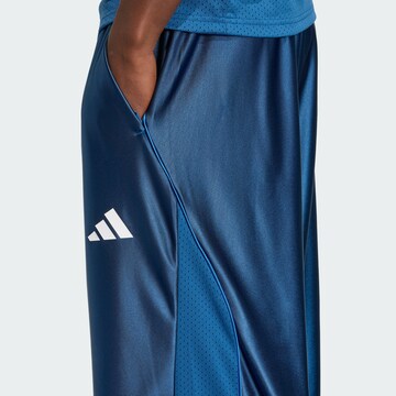 ADIDAS SPORTSWEAR Loosefit Sportovní kalhoty 'Stadium' – modrá