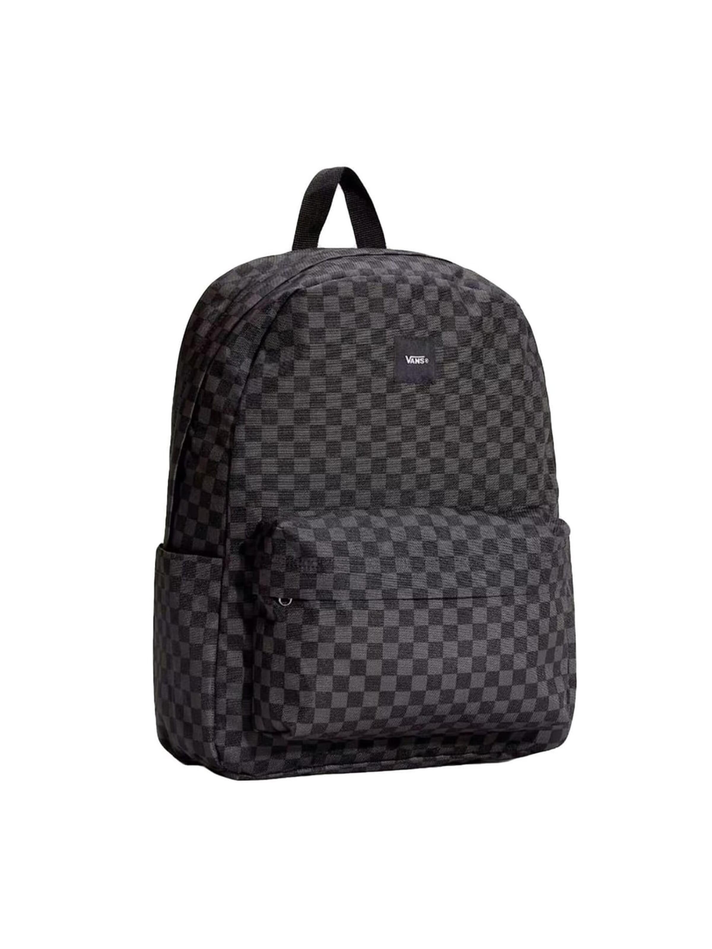 VANS Rucksack 'Old Skool Check Backpack Black / Charcoal'‌‌‌‌‌ in Grau