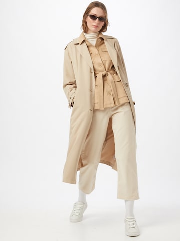 Manteau mi-saison 'Line' ONLY en beige