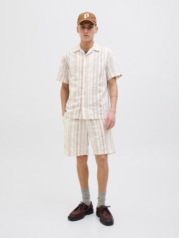 Fit confort Chemise JACK & JONES en beige
