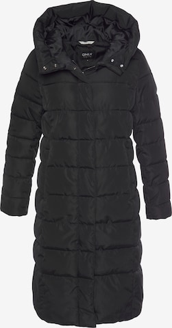 ONLY Wintermantel in Schwarz: Vorderseite