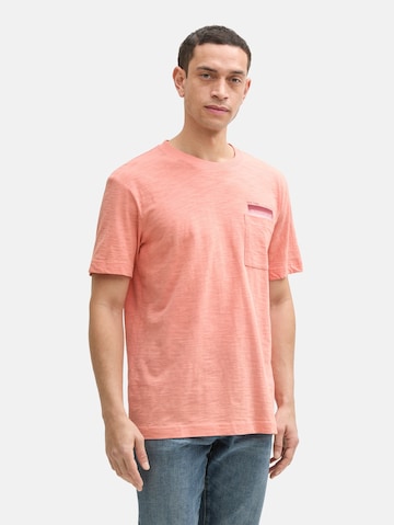 TOM TAILOR Shirt in Oranje: voorkant