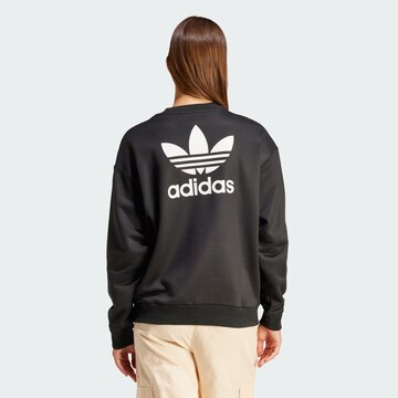 Felpa 'Trefoil Loose Crew' di ADIDAS ORIGINALS in nero