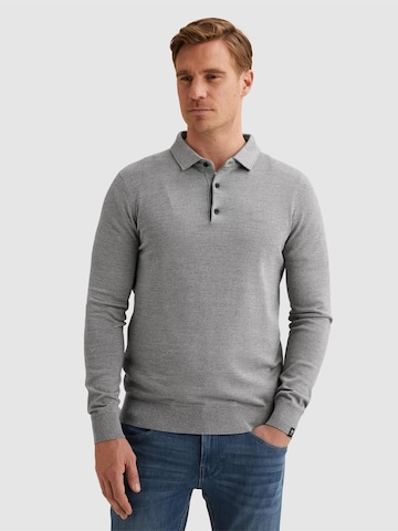 Pullover 'Pullover in cotton/modal with polo collar' di VANGUARD in blu