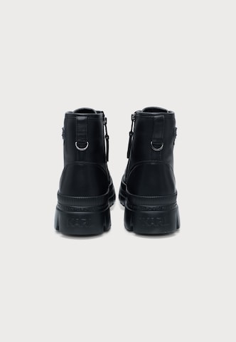 Boots stringati di Karl Lagerfeld in nero