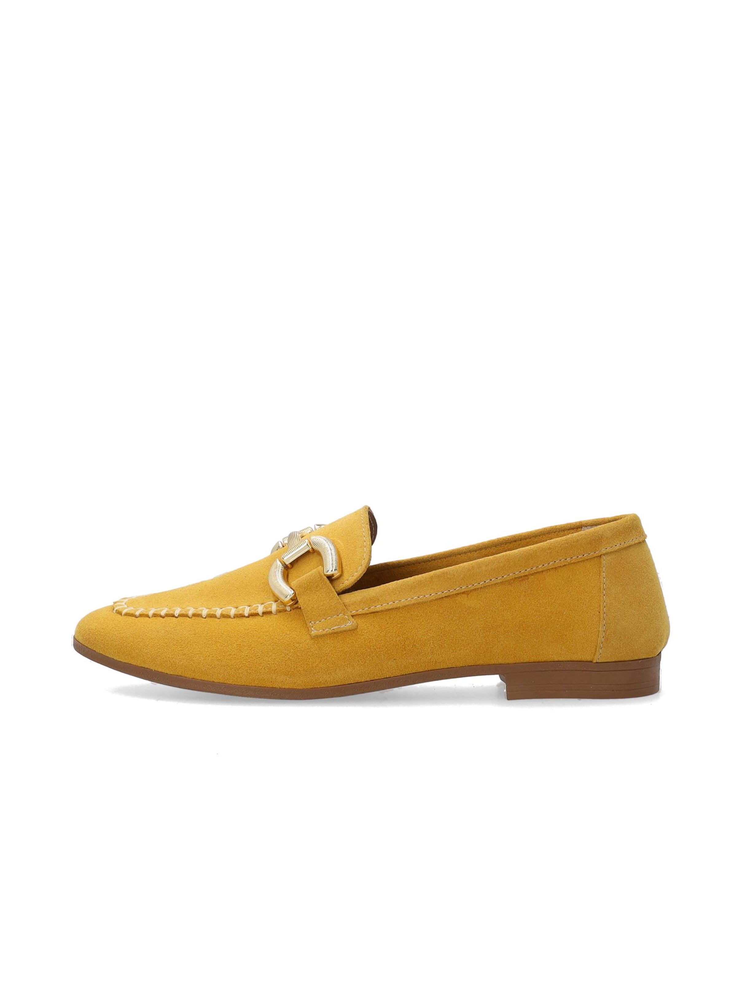 VENEZIA Moccasins in Yellow: front
