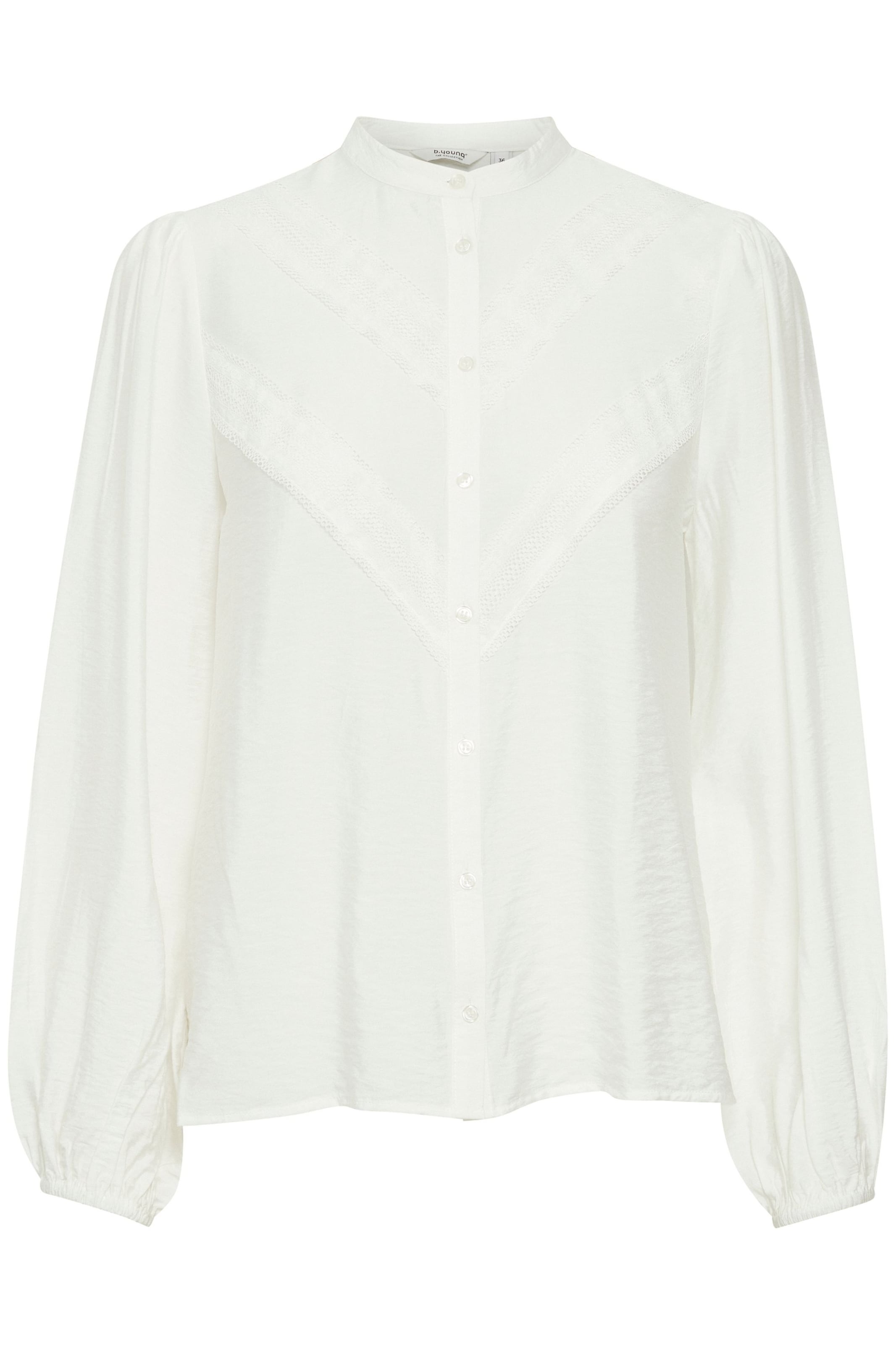 b.young Bluse in Weiß: Vorderseite