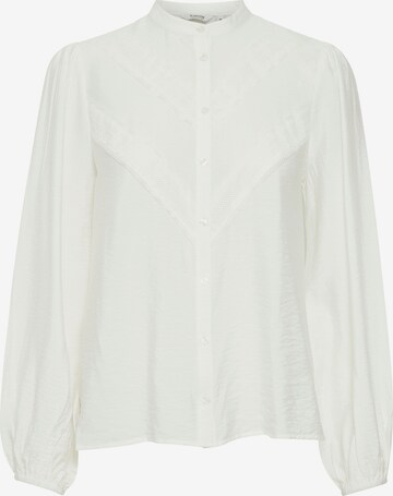 b.young Blouse in Wit: voorkant