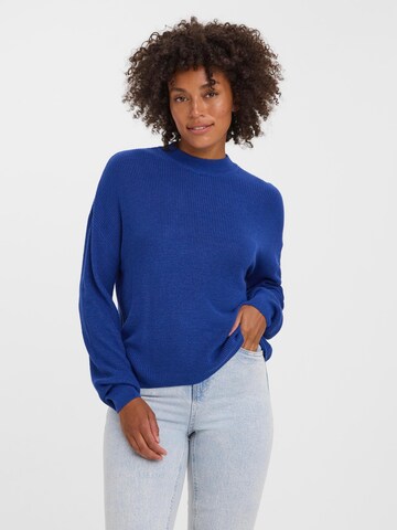 VERO MODA Sweater 'Lexsun' in Blue: front