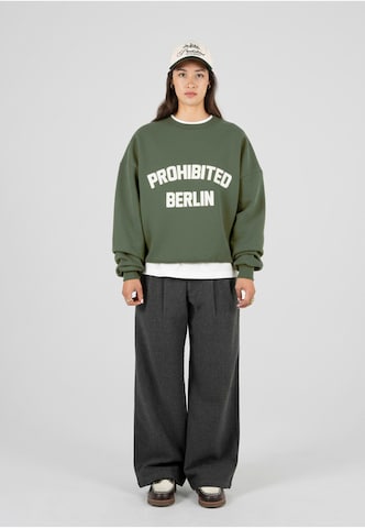 Prohibited Sweatshirt 'Berlin' in Grün