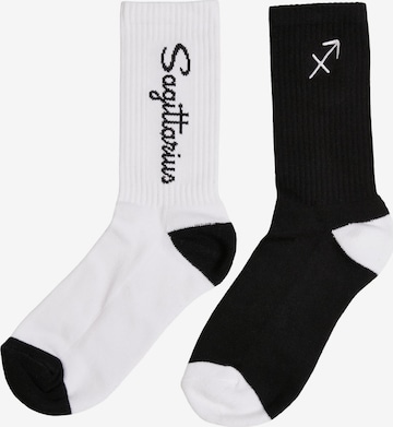 Mister Tee Socks 'Zodiac' in Black: front