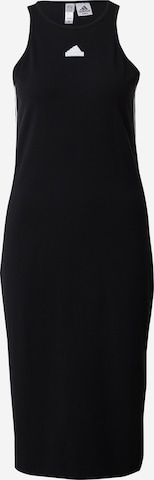ADIDAS SPORTSWEARSportska haljina 'Future Icons Three Stripes' - crna boja: prednji dio