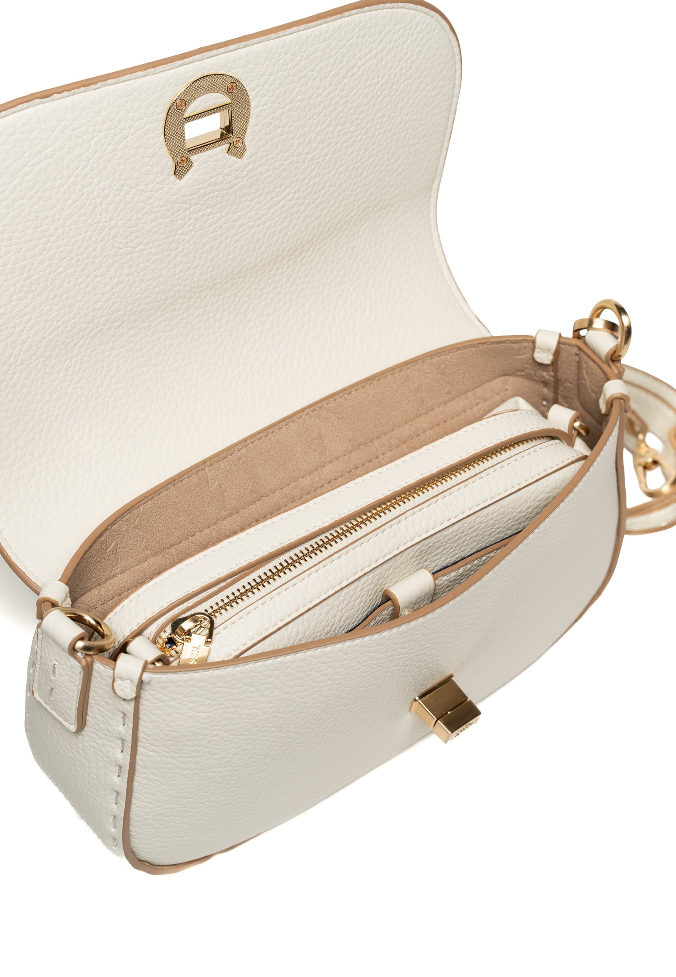 Borsa a spalla di U.S. POLO ASSN. in bianco