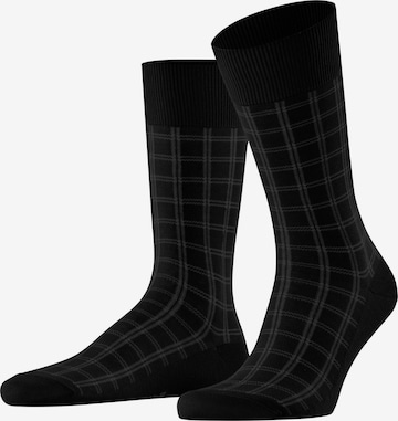 FALKE Socks 'Modern Tailor' in Black: front