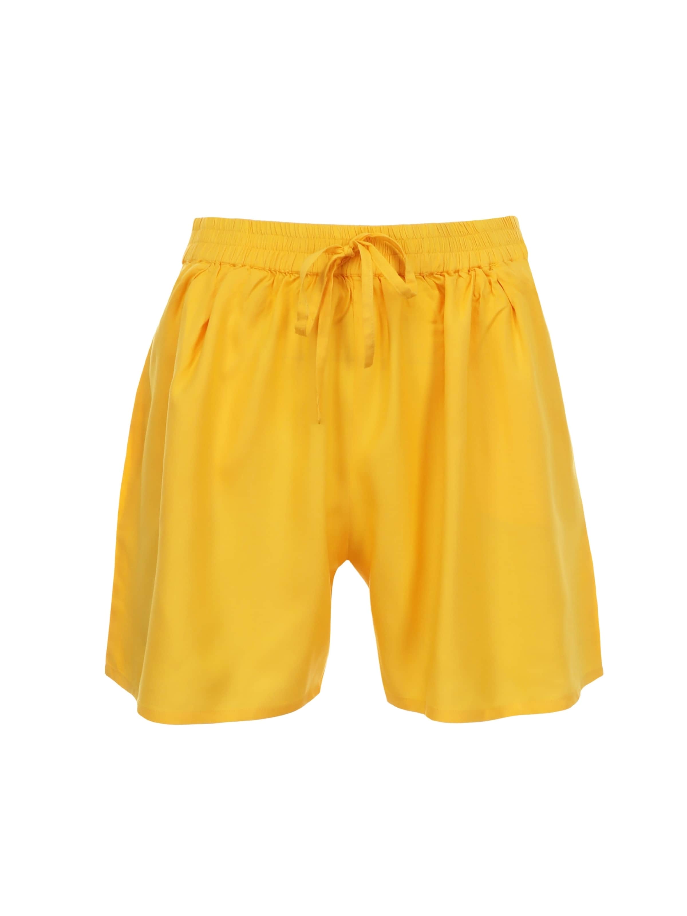 VIVID Voľný strih Nohavice - Žltá: predná strana