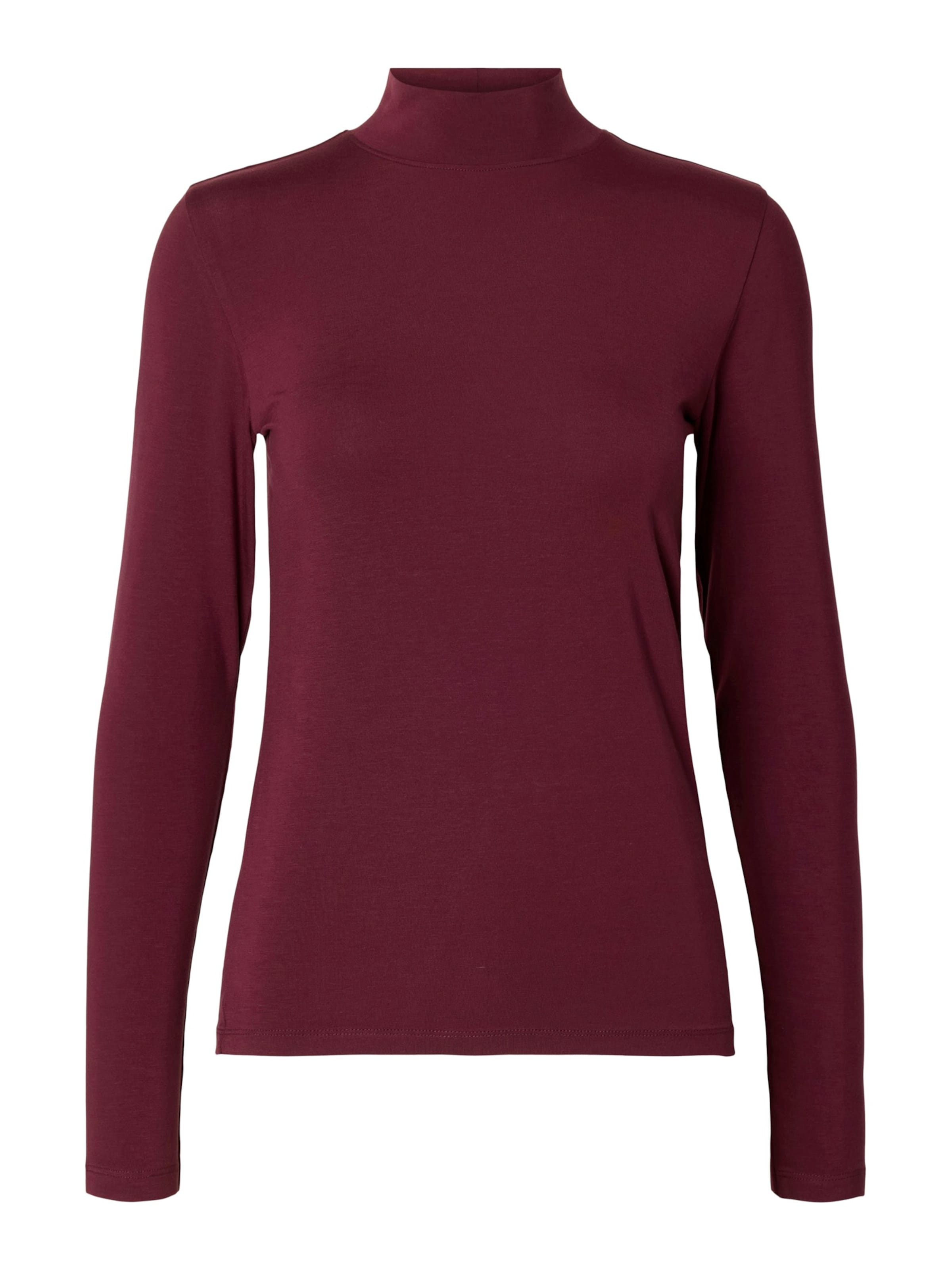 SELECTED Tričko 'Manja' – fialová: přední strana