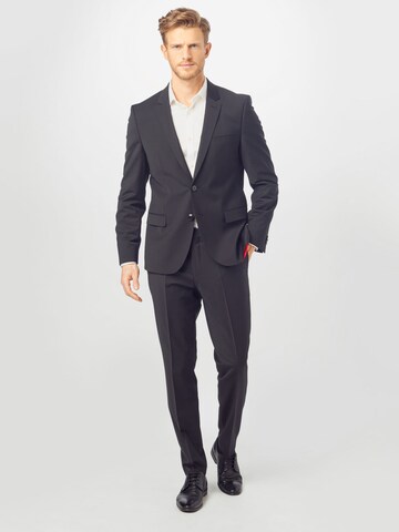 HUGO Slim fit Suit 'Arti' in Black: front