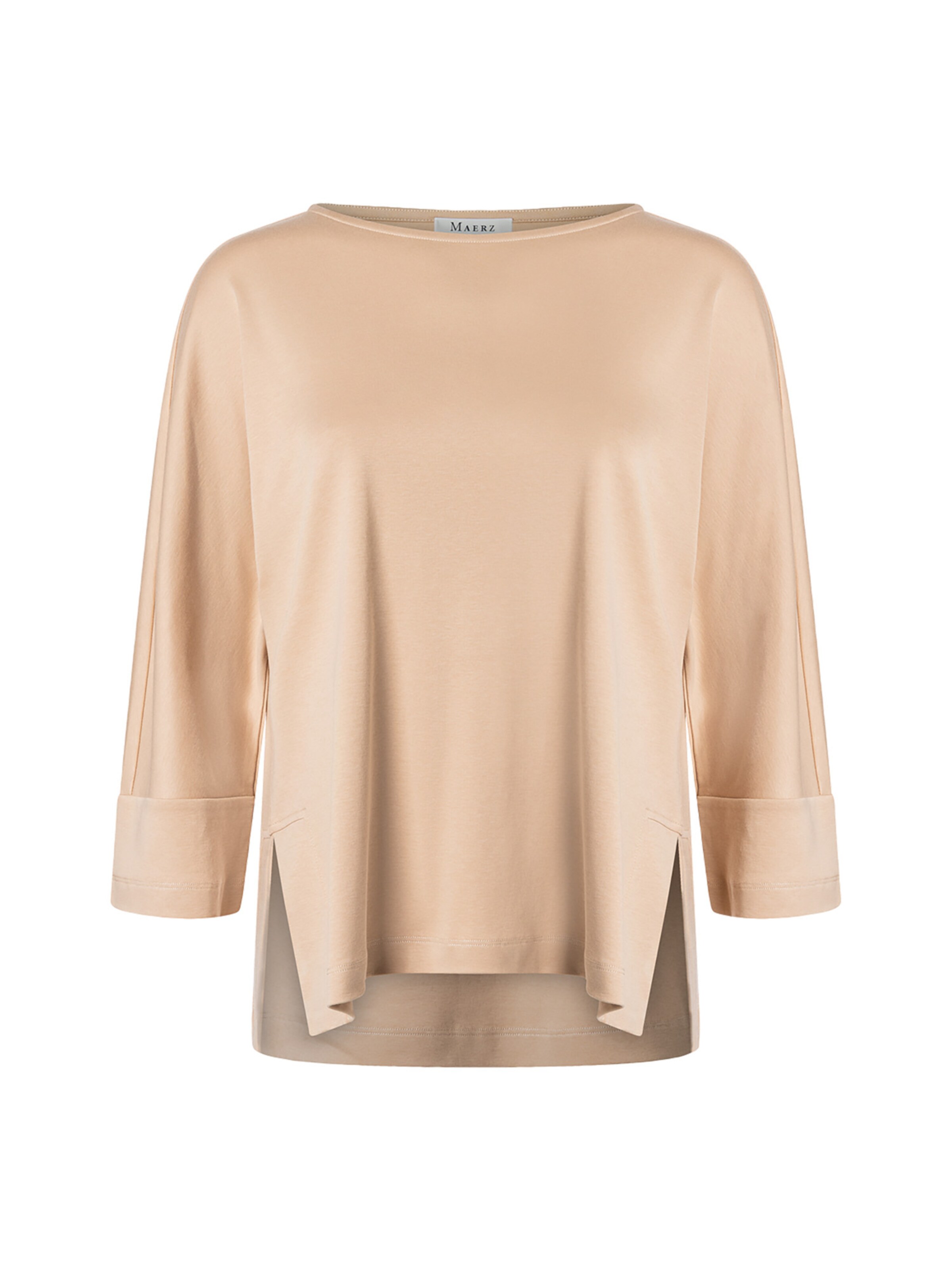 Felpa di MAERZ Muenchen in beige: frontale