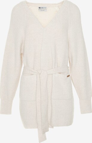 BIG STAR Knit Cardigan 'Kulia' in White: front