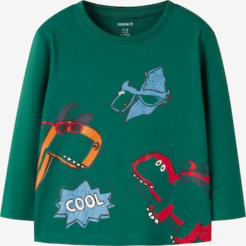 T-Shirt 'NMMLUCIUS' NAME IT en vert : devant