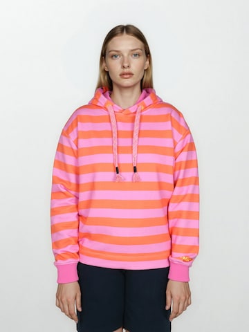 salzhaut Sweatshirt 'Adebaar' in Oranje: voorkant