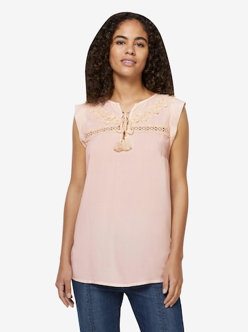 Linea Tesini by heine Blouse in Roze: voorkant