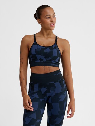 Hummel Sporttop in Blauw: voorkant