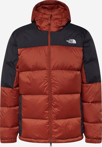 THE NORTH FACE Outdoorová bunda 'Diablo' – hnědá: přední strana