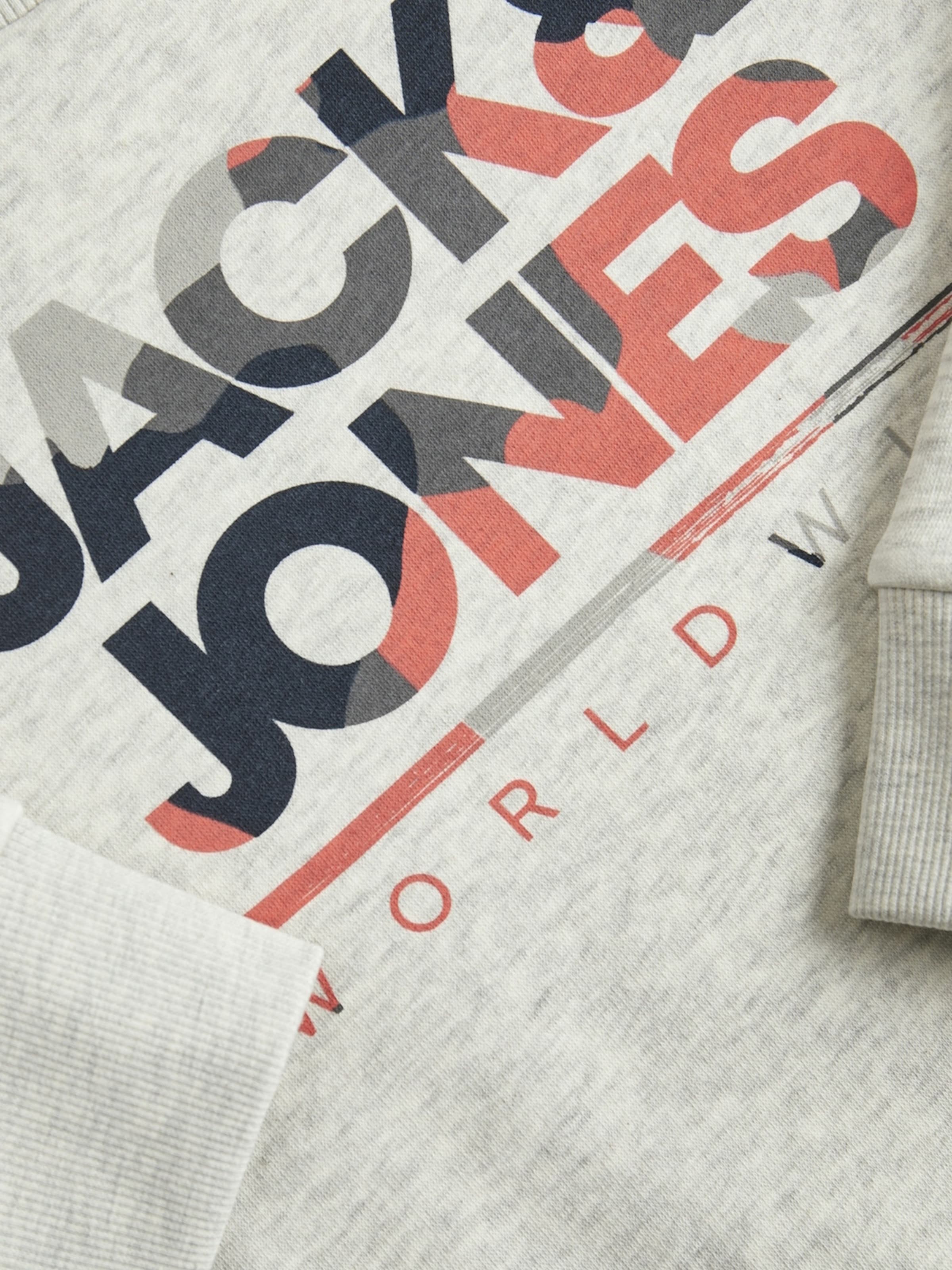 Jack & Jones Junior Sweatshirt 'Luke' in Grau