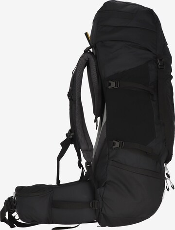 JACK WOLFSKIN Sports Backpack 'Highland Trail' in Black