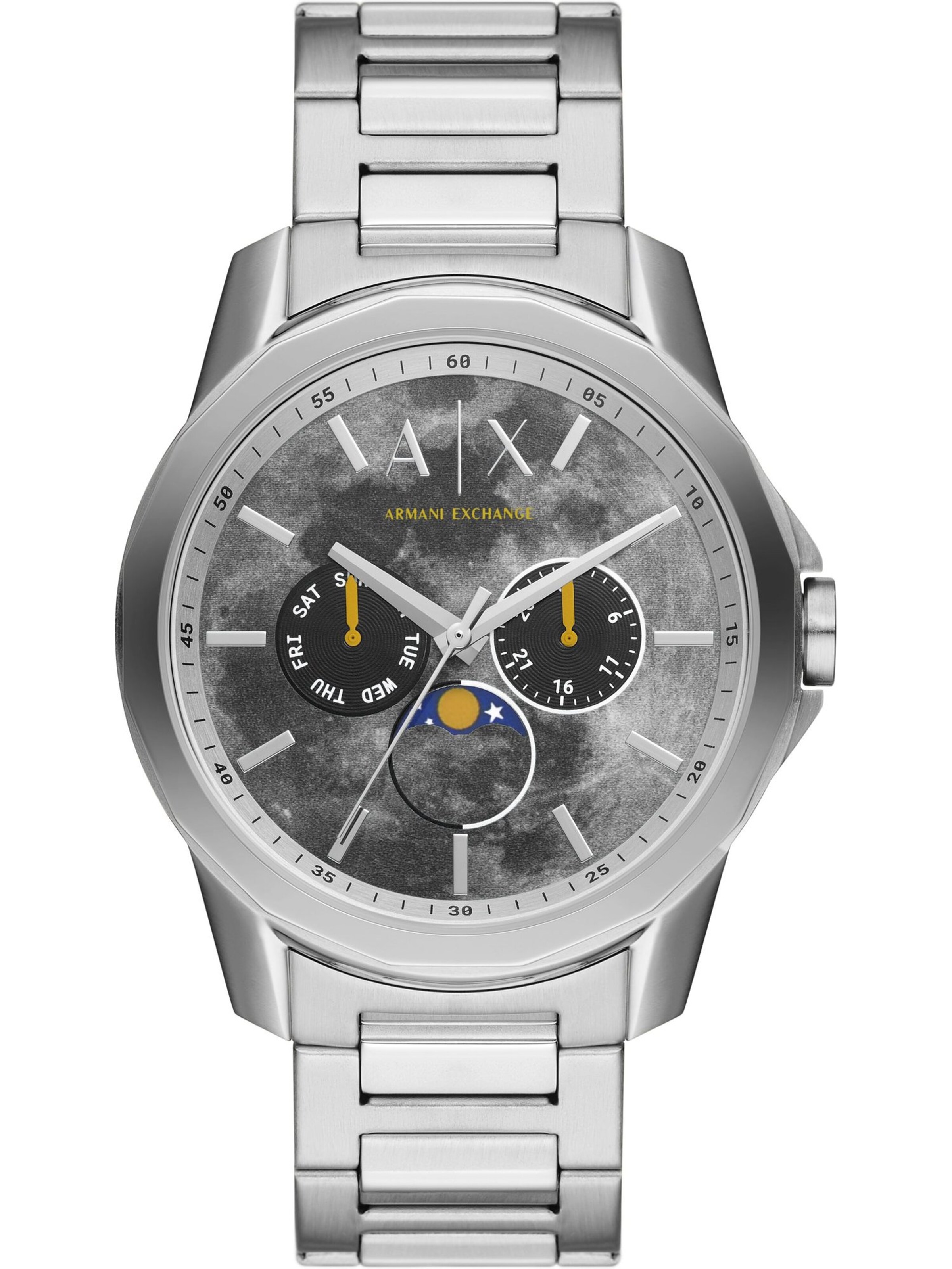 ARMANI EXCHANGE Analoog horloge in Zilver: voorkant