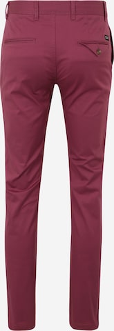 purpurinė SCOTCH & SODA Prigludęs „Chino“ stiliaus kelnės