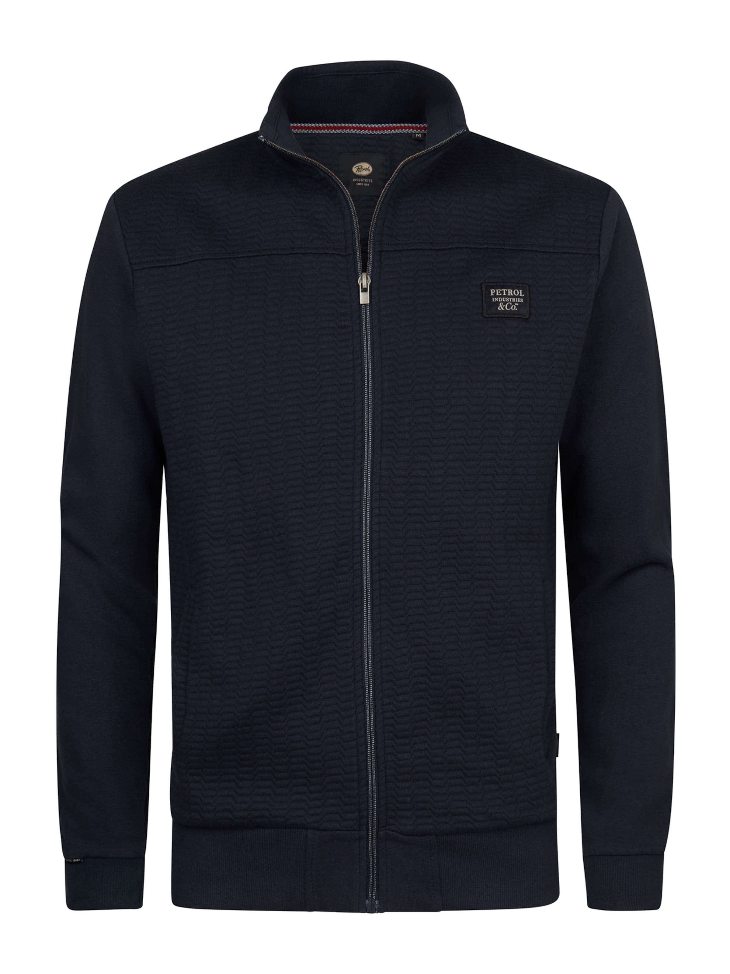 Veste de survêtement Petrol Industries en bleu : devant