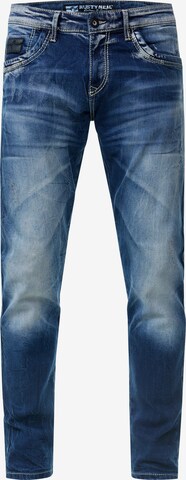 Rusty Neal Regular Jeans 'YAMATO' in Blauw: voorkant