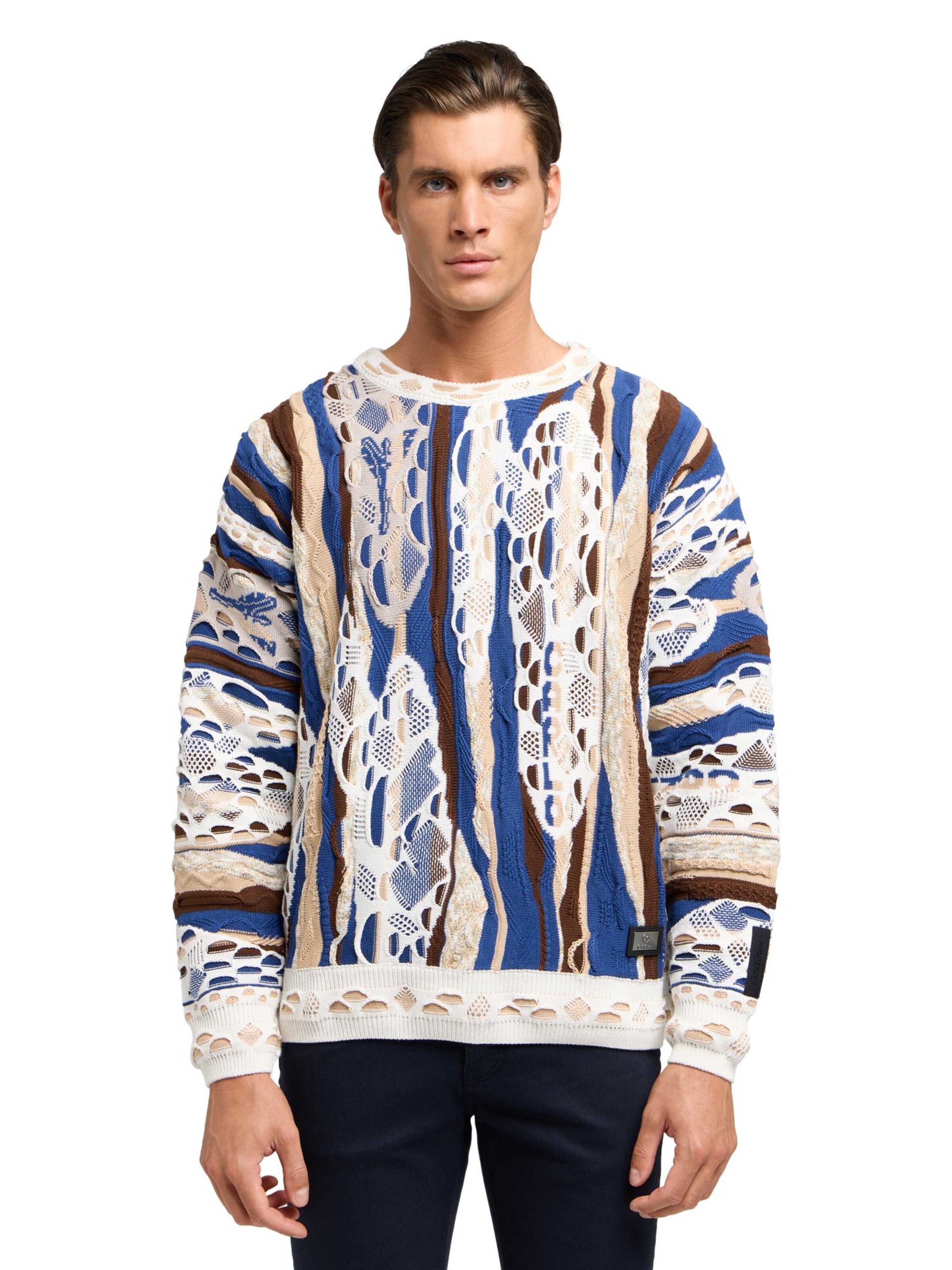 Carlo Colucci Pullover 'Di Panfilo' in Mischfarben: Vorderseite