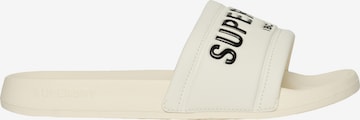 Superdry Badeschuh 'City Luxe' in Weiß: Vorderseite