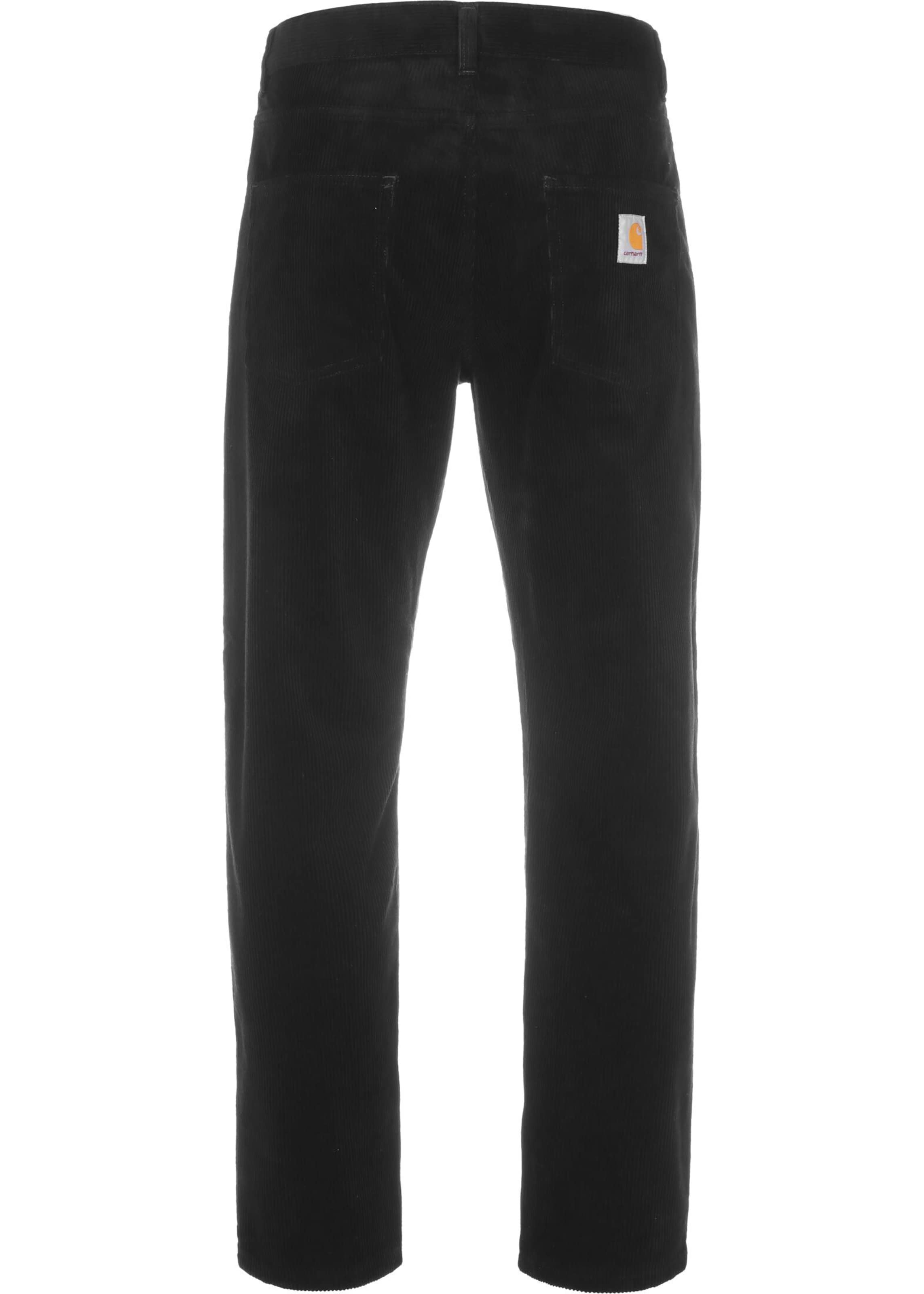 Carhartt WIP Normalny krój Spodnie 'Newel' w kolorze czarny